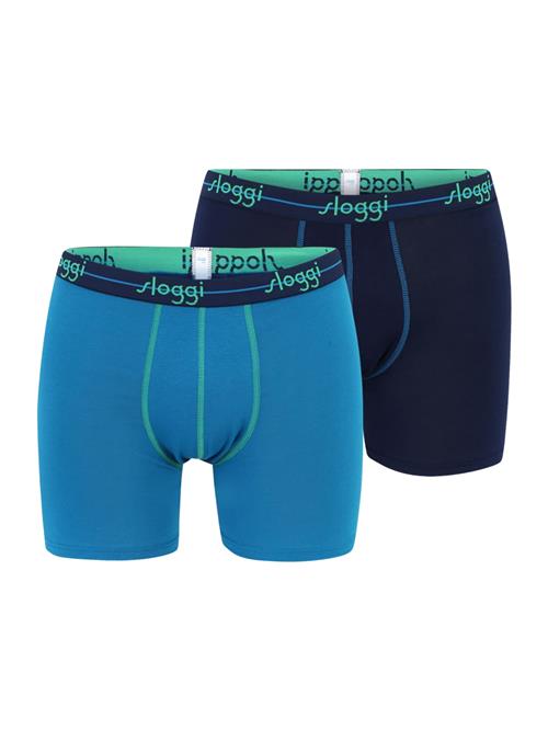 SLOGGI Boksershorts 'men Start'  navy / himmelblå / jade