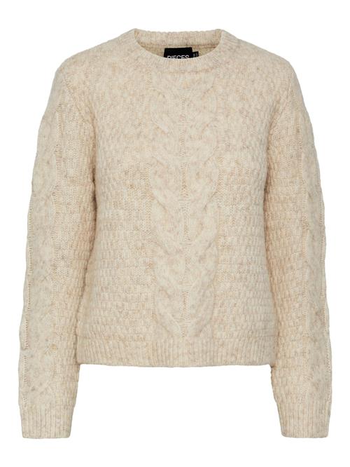 PIECES Pullover 'Nina1'  beige-meleret