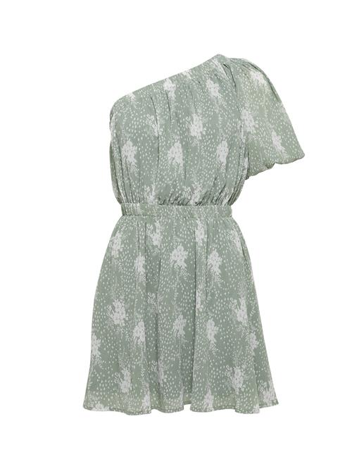 The Fated Kjole 'Quincy'  grøn / hvid