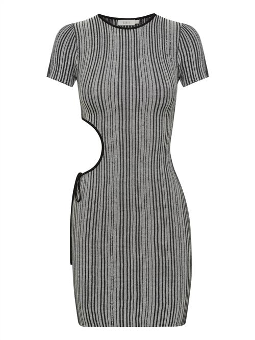 Sável Kjole 'MIELLE MINI DRESS'  grå / sort