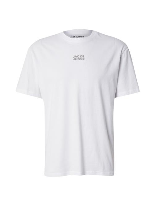 JACK & JONES Bluser & t-shirts 'JWHCLASSIC'  grå / hvid