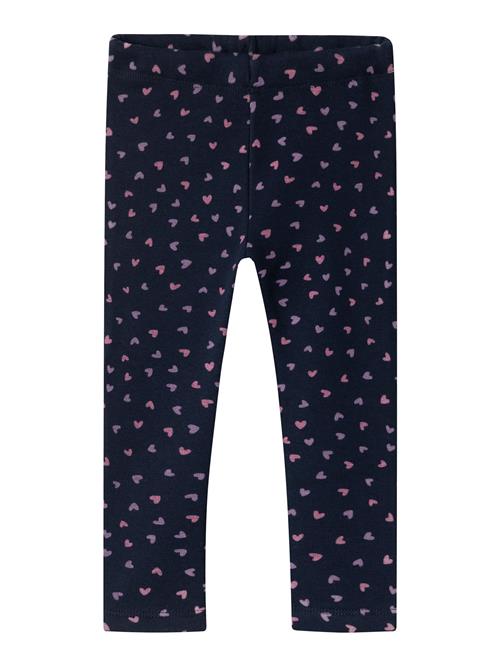 NAME IT Leggings 'NMFDavina'  mørkeblå / orkidee / lyselilla