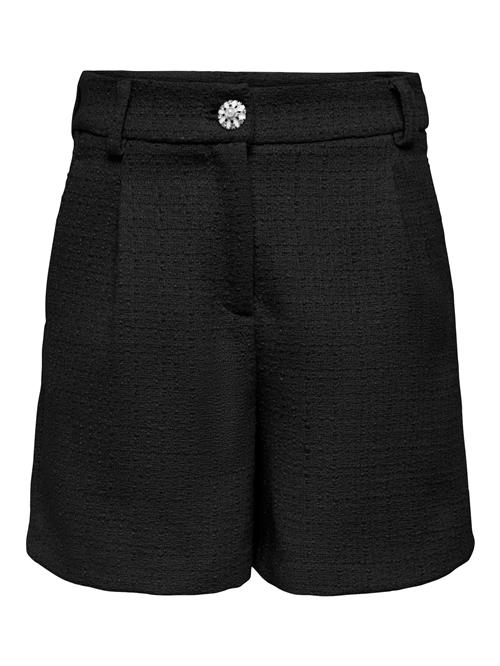 ONLY Bukser med lægfolder 'NUAN'  sort