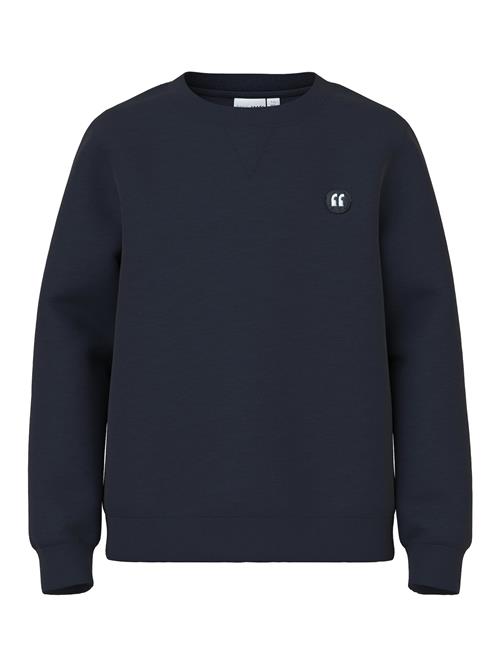 NAME IT Sweatshirt 'NKMVimo'  natblå / hvid