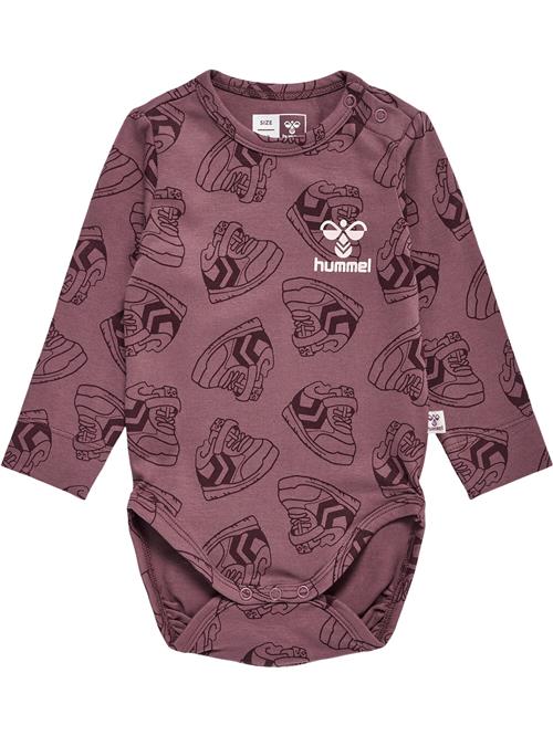 Hummel Sparkedragt/Body  bær / mørkelilla / hvid