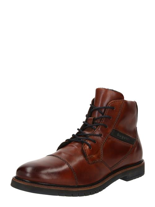 bugatti Snørestøvler 'Caj'  kastaniebrun / sort