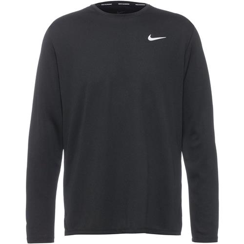 NIKE Funktionsskjorte 'Miler'  sort / hvid
