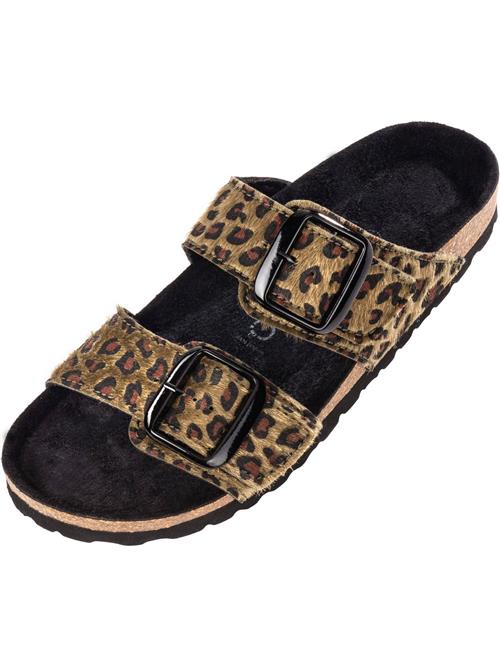 Palado Pantoletter 'Samos'  brun / khaki / sort