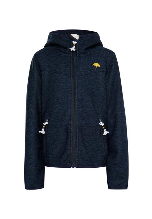 Schmuddelwedda Fleecejakke 'Rabine'  marin / lemon