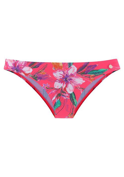 LASCANA Bikinitrusse  mørkegrøn / pink
