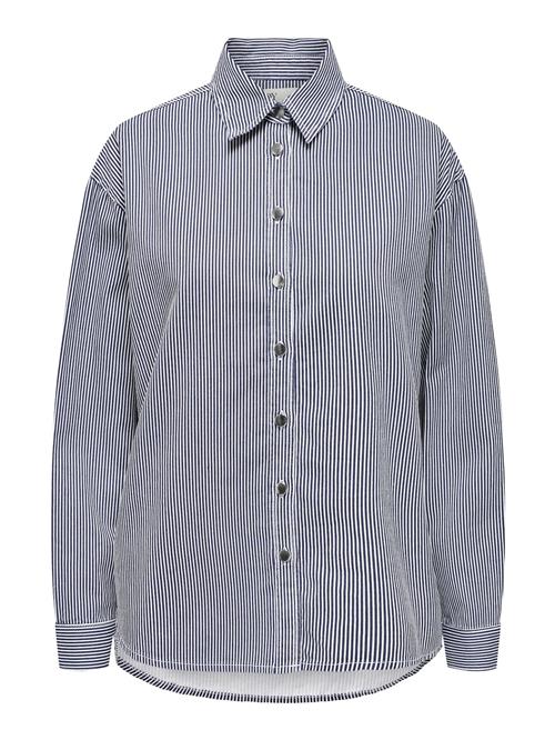 JDY Bluse  marin / hvid