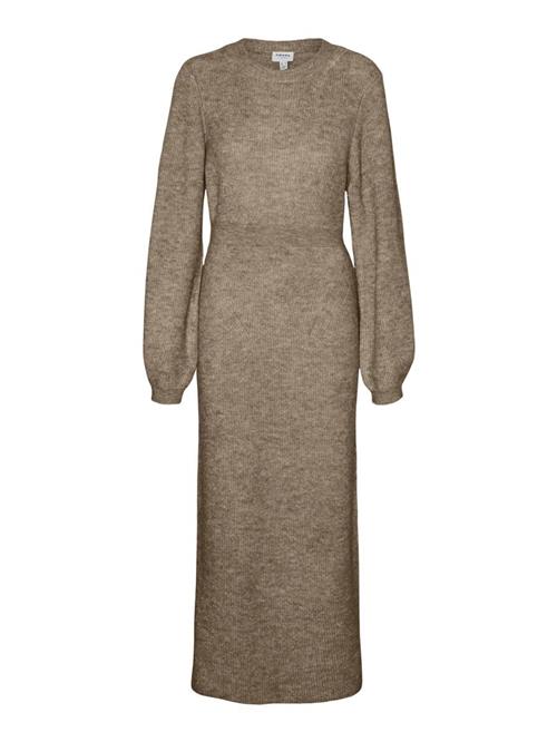 VERO MODA Strikkjole 'ANGALINA'  brun