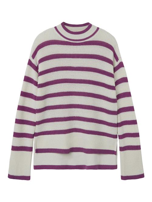 LMTD Pullover  lilla / uldhvid