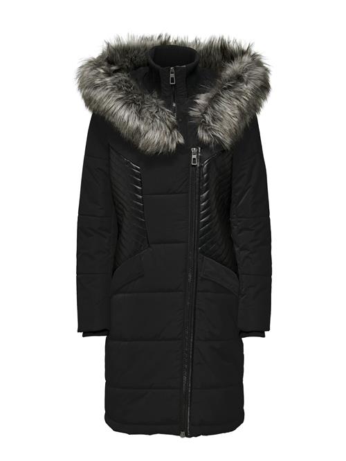 Se ONLY Vinterfrakke  grå / sort ved About You