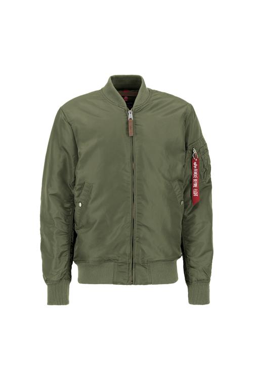 ALPHA INDUSTRIES Overgangsjakke  grøn / rød
