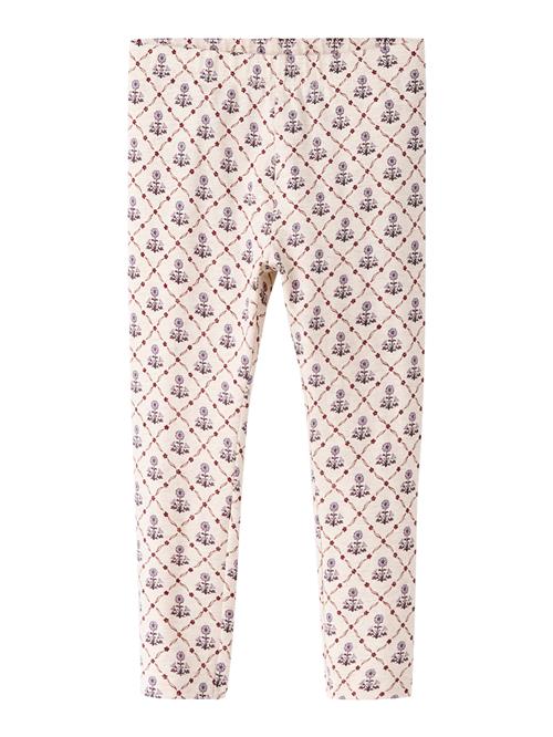 NAME IT Leggings Nikala Peyote Melange Small Flower
