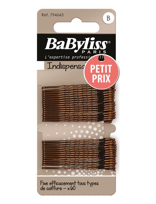 Hair Pin Brown 60 Pcs Babyliss Paris Brown