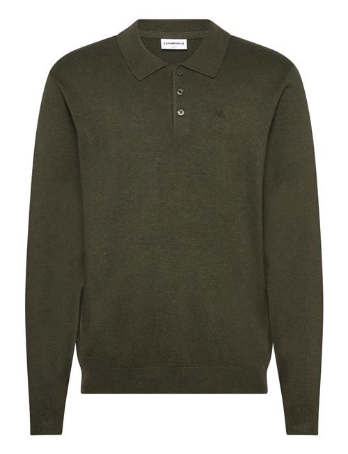 Long Sleeve Knitted Poloshirt Lindbergh