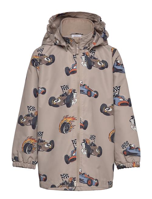 Jacket Taslan Aop Lindex Beige