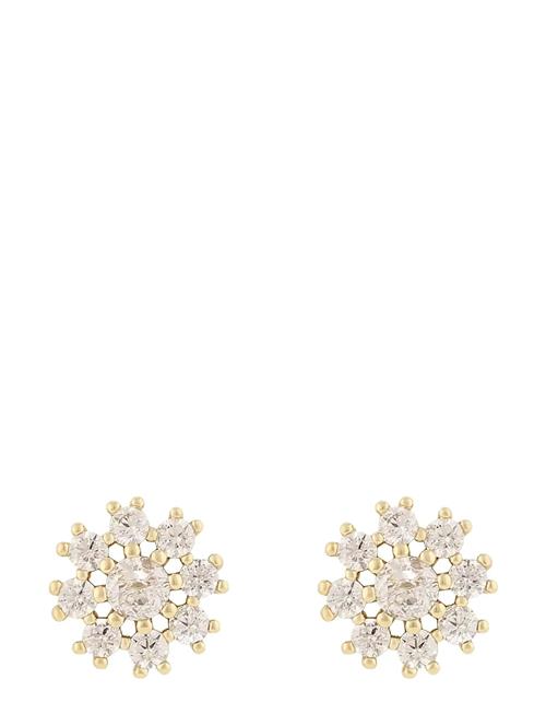 Trinnie Round Ear G/Clear - SNÖ Of Sweden Gold