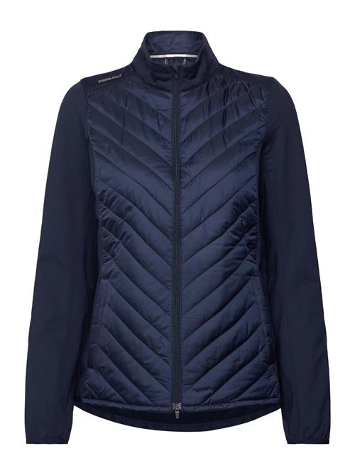 W Frost Quilted Jacket PUMA Golf Navy