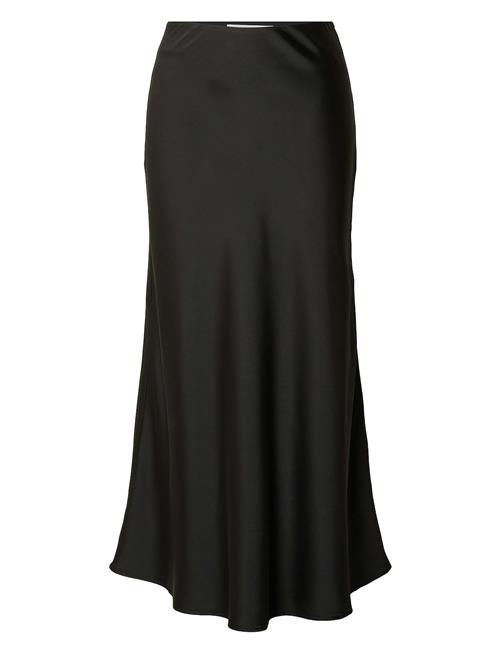 Slflena Hw Midi Skirt Selected Black