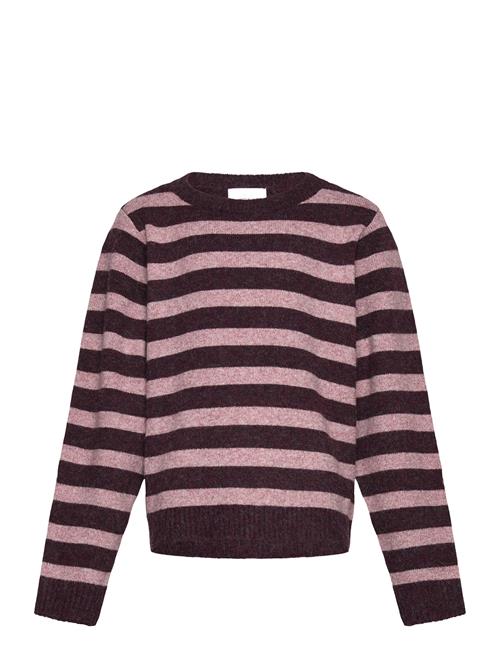 Vmdoffy Ls O-Neck Blouse Ga Noos Girl Vero Moda Girl Burgundy