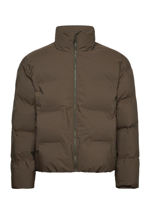 Cropped Seamless Puffer Jacket Lindbergh Brown
