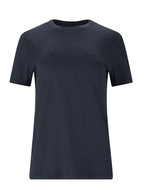 Alvaly W Melange S/S Tee Endurance Navy