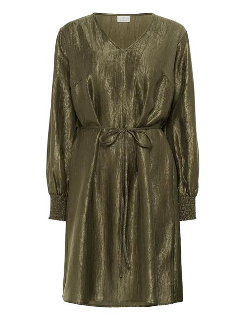 Karizz Short Dress Kaffe Khaki