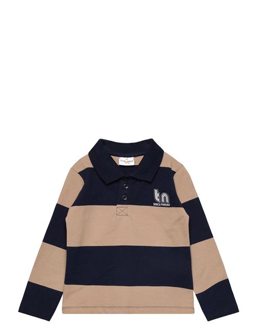 Tnstrinon L_S Pique Polo The New Navy