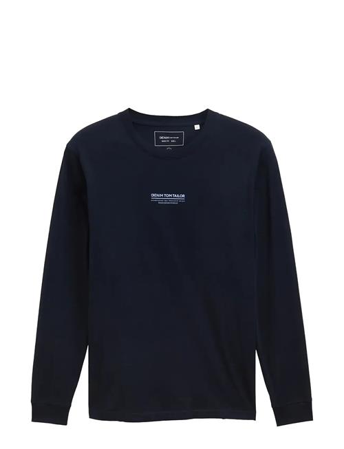 Printed Longsleeve Tom Tailor Navy