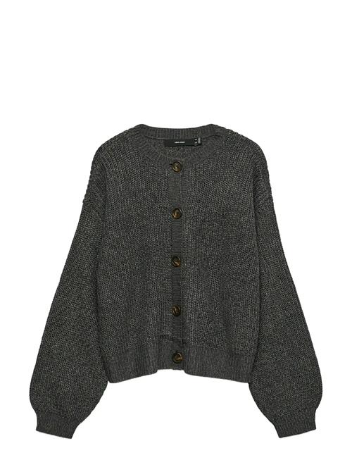Vmlea Ls O-Neck Cardigan Noos Vero Moda Grey