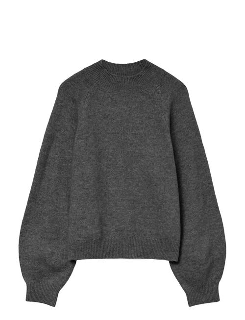 Vmleaf Ls High Neck Pullover Noos Vero Moda Grey