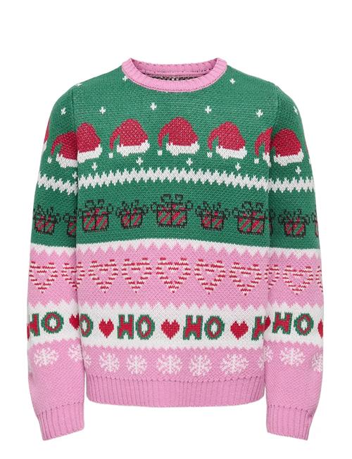 Koghoho Xmas Ls Pullover Knt Kids Only Pink