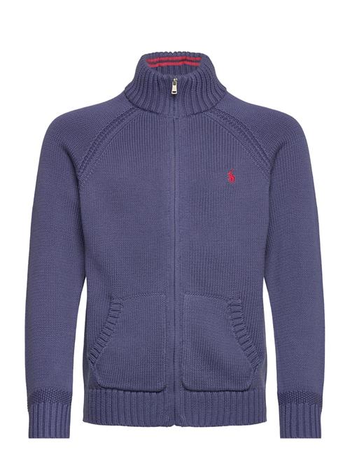 20/2 Cotton-Raglan Fz Ls-Sv-Fuz Ralph Lauren Kids Blue