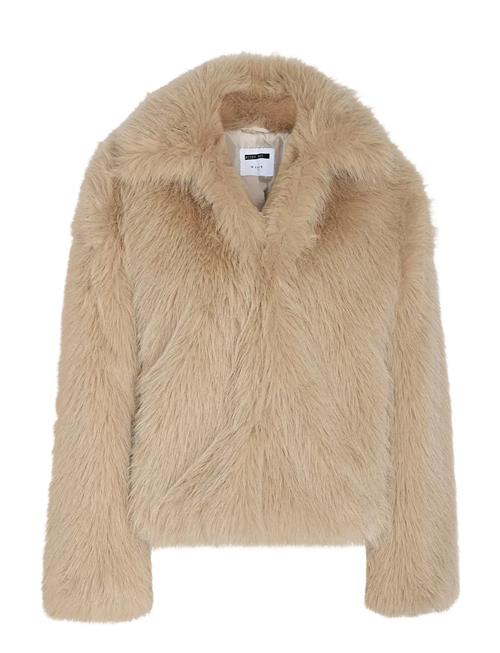 Nmevie L/S Fur Jacket Noos NOISY MAY Beige