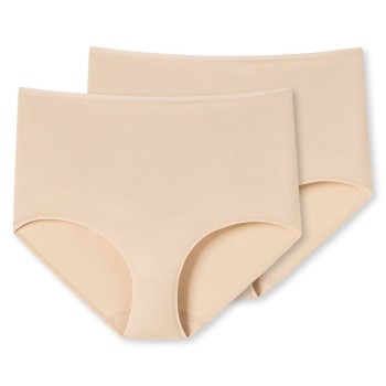 Schiesser Trusser 2P 95-5 Organic Maxi Beige bomuld X-Large Dame