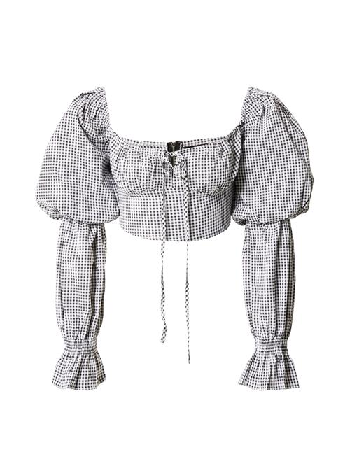 Misspap Bluse  sort / hvid