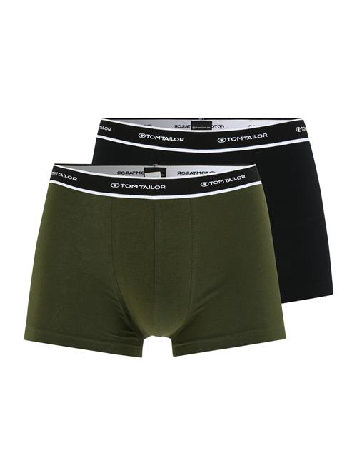 TOM TAILOR Boksershorts  khaki / sort / hvid