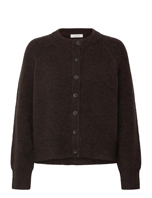 Slfrena Ls Knit Cardigan Camp Selected Brown