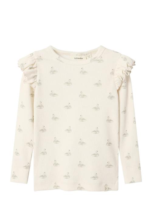 Nmfgavo Eko Ls Slim Top Lil Noos Lil'Atelier White