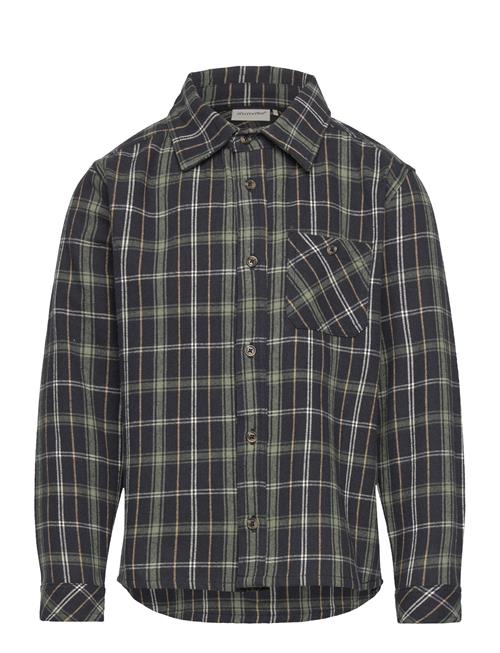 Shirt Ls Check Minymo Navy
