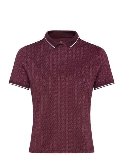 Ua Drive Jacquard Polo Under Armour Burgundy