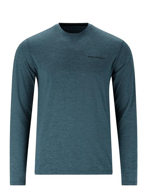Abdon M Melange L/S Tee Endurance Blue