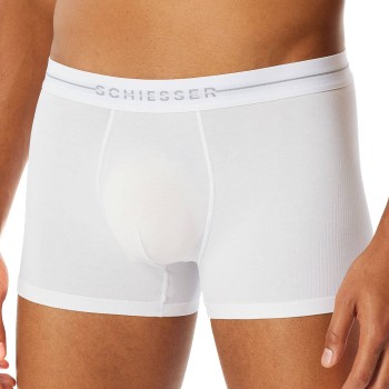 Schiesser 2P Cotton Flex Trunks Hvid bomuld XX-Large Herre