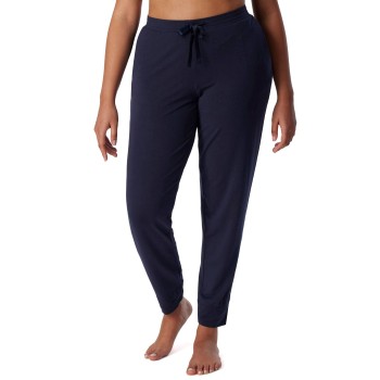 Schiesser Mix and Relax Long Cuffs Pants Blå bomuld Medium Dame