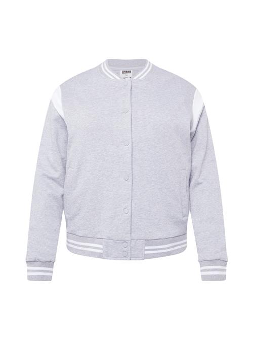 Se Urban Classics Overgangsjakke  grå / hvid ved About You