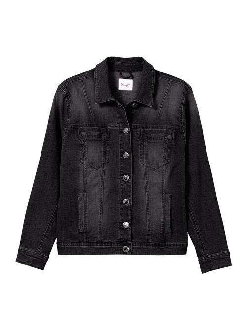 SHEEGO Overgangsjakke  black denim