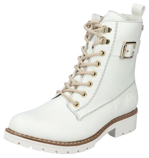 Rieker Snørestøvletter  hvid